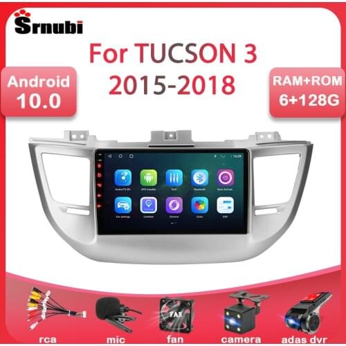 T10 Android 10 Car Radio For Hyundai Tucson 3 2015 2016 2017 2018 Multimedia Player 2 Din Navigation GPS Carplay WIFI stereo DVD