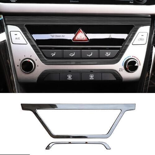 Car Audio Knob Central Control Air Conditioning Knob Decoration for Hyundai Elantra 2016 2017 2018 2019 2020 Car Accessories