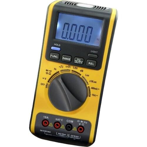 5in1 Digital Double Insulation Auto /Manual Ranges Multimeter Thermometer Lux Sound Hygrometer Meter