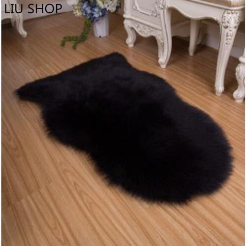 Long Faux Fur SHEEP RUG Artificial Skin Fluffy Chair Seat Sofa Cover Carpet Mat Area Living Bedroom carpet Home Decoration mat