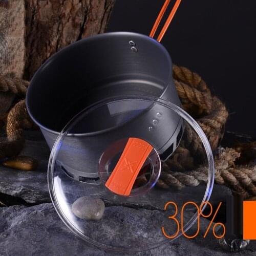 Camping pot High-efficiency energy-gathering ring set pot Portable cooker Fast energy saving Trekking Instant Noodle Pot