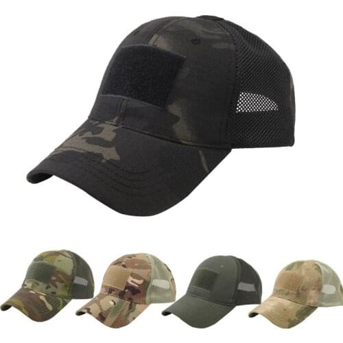 Military Fans Camouflage Reckless Pattern Baseball Net Caps Special Forces Tactical Camouflage Caps Sports Sunshade Velcro Caps