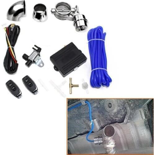 Car Exhaust Control Valve Set Electric Vacuum Actuator Pipe For Alfa Romeo 159 147 156 166 GT Mito Acura MDX RDX TSX Fiat 500