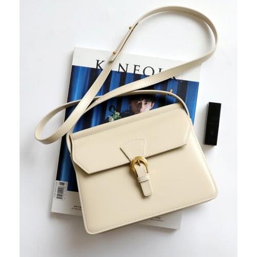 OUSSON New Design Small Square Leather Crossbody Bag Exquisite Female Retro Shoulder Bag For Woman