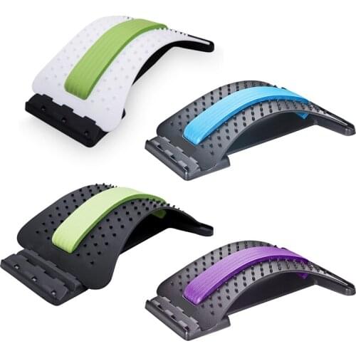 Back Massage Magic Stretcher Fitness Equipment Stretch Relax Mate Stretcher Lumbar Support Spine Pain Relief Chiropractic