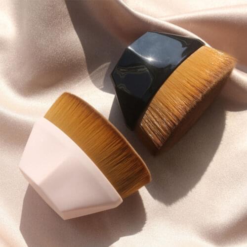 New Chubby Mushroom shape Pier Foundation Brush Flat Cream Makeup Brushes Professional Cosmetic Make-up Brush Tool