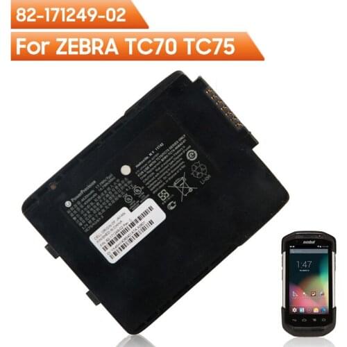 Original Replacement Battery 82-171249-02 For ZEBRA TC70 TC75 Symbol Scanner Battery Authentic Battery 4620mAh