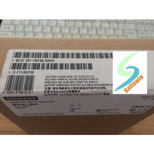 Original 6ES7331-7NF00-0AB0 SIMATIC S7-300 ANALOG INPUT SM 331 PLC Moudle 6ES73317NF000AB0 SIMATIC 6ES7 331-7NF00-0AB0 NEW