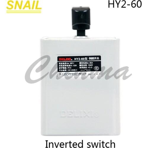 Reverse switch for CNC.HY2-60 three-phase 380V single-phase 220v.forward and reverse transfer switch