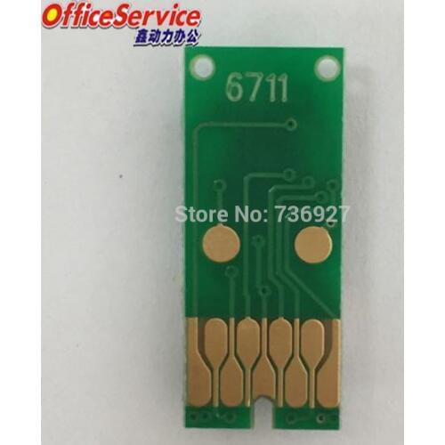 Compatible maintenance tank waste ink tank chip for Epson T6711 for WF-3010 3520 3621 7610 7620 3011 3531 3641 PX-S5040 Printer