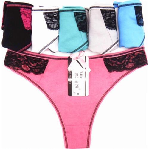 New Arrvial Girls Thongs Underwear Cotton Low Wasit Girl G String Thongs Teen Girl Panties T-back Cueca Infantil Child Thongs
