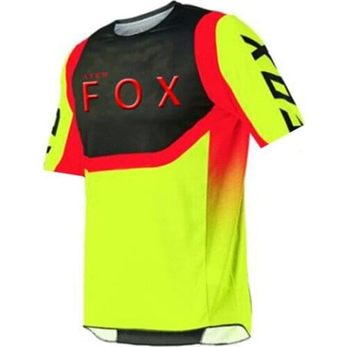 Uniforme Ciclismo Hombre ropa Deportiva Mtb Fox Jersey Downhill Motocross Enduro Bike cycling Jersey 2021 Shirt Camisetas mx vtt
