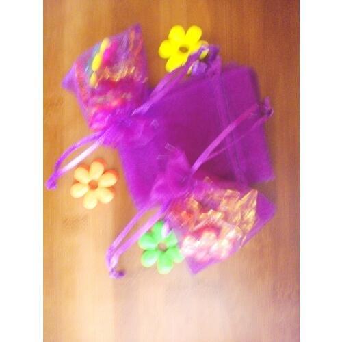 20*30cm 5000pcs Dark purple Organza Bag christmas Drawstring bag jewelry packaging bags for gift/candy/wedding/party Yarn bag