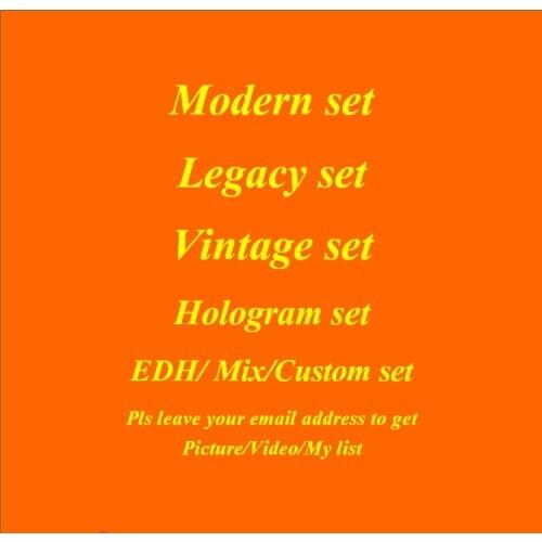 9.0+ WHOLE SET 56PCS/LOT Black Core Modern/Legacy/Vintage/Lands Set Mixed TOP Quality Playing Cards Board Games Poker