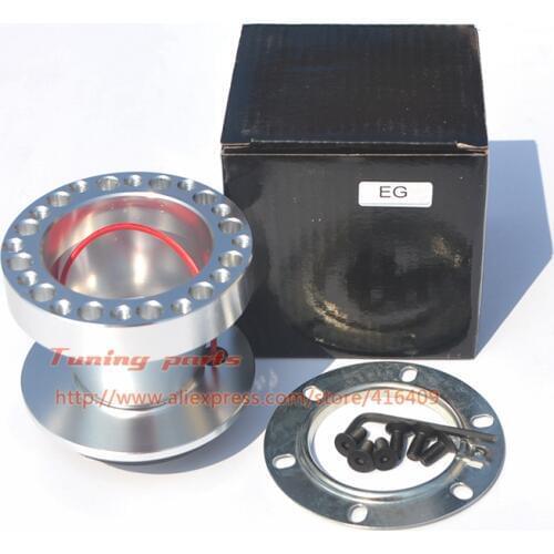 FOR 92-95 EG/INTEGRA DC2 ALUMINUM STEERING WHEEL 6-HOLE HUB ADAPTOR