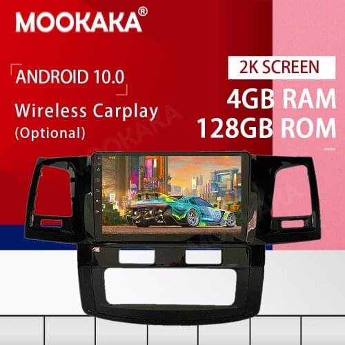 For Toyota hulix fortuner 2008 Car Video Radio Android Radio DVD Player Audio Multimedia GPS HD Touch Screen Radio