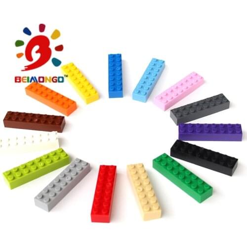 Free Shipping!BEIMONGO Blocks Brick 2x8 Building Blocks 60PCS Pixel Educational & Intelligent DIY Kids' Toys can be compitabled