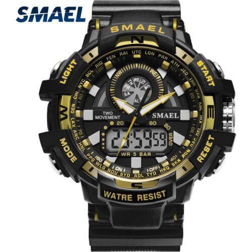 Big Men Watch Sport S Shock Resitant Sport Watches saat Digital Clock NEW Military Watch Waterproof 50M 1557A Men Military Army
