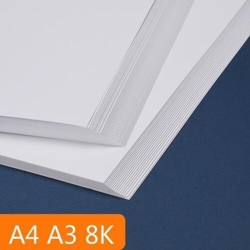 A3 A4 4K Watercolor Paper DIY Card Craft Paper 50/100pcs Sketch Book Paperboard Cardboard Dutch White Sketching Paper Cardboards