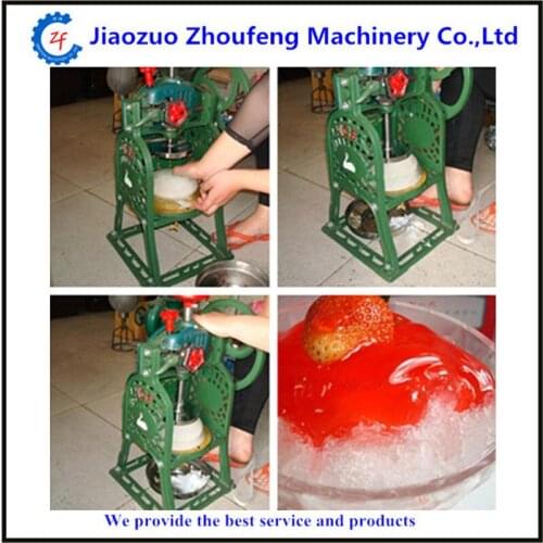 Ice crusher machine manual home use ice shaver machine block shaving machine ZF