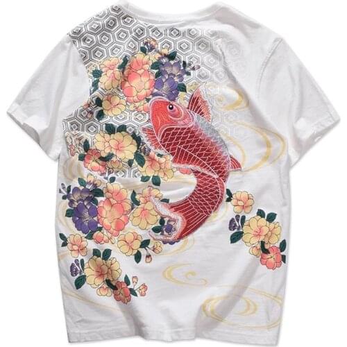 2020 New Arrival Sale Top Fashion Animal Tshirt Homme Red Tattoos Edition Embroidery Short Cotton O-neck T Shirt Brand Clothing