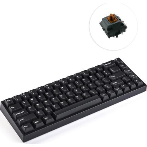 68 Keys PBT Keycap Bluetooth Dual-Mode RGB Backlit 65% Mechanical Gaming Keyboard For Tablets PC Phone Cherry Brown Red /Switch