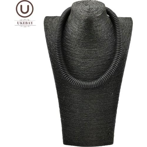 UKEBAY New Handmade Choker Necklaces Short Collar Torques Women Goth Necklace Rubber Jewelry Party Accessories Chokers Jewellery