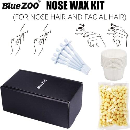 Bluezoom Hair Removal Solid Wax Depilation Wax Bean Hair Removal Face Hair Removal Set Small Volume Set Wax Beans