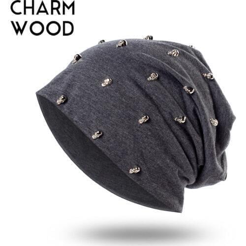 Womens Skullies Beanies Hat Autumn Casual Cotton Beanie Hats for Ladies Hip-hop Style Balavaca Skullies&Beanies Knitted Caps