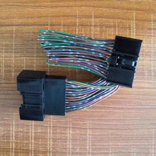 26Pin Car CD meter plug connector with 20cm wire male and female extension cable for Ford Mondeo