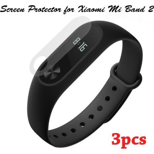 3Pcs for Xiaomi Mi band 2 High Quality Screen Protectors Film HD Scratch-proof For MiBand 2 Smart Wristband Bracelet