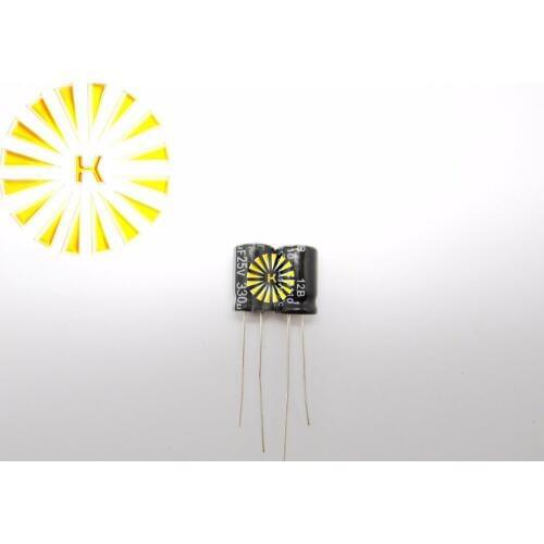 500pcs X 100% New 330UF 25V 8X12 Aluminum Electrolytic Capacitor