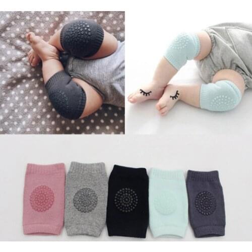 Children Baby Crawling Knee Socks Thickening Cotton Multi-purpose Anti-slip Elbow Knee Pad
