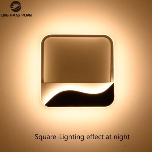 Home Modern Led Wall Light Bedside Light Sonces Wall Lamp 110V 220V Decoration Wall Led Light Living room Bedroom Kitchen Lamps
