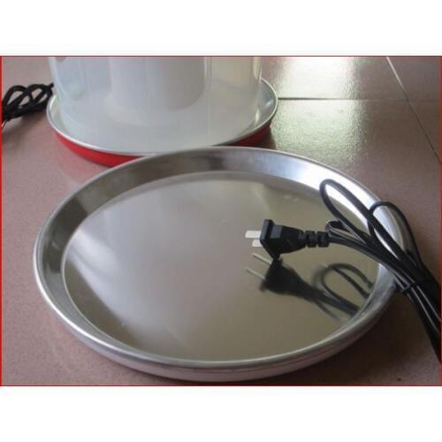 24cm 26cm electronic flat fountain heater pigeon hot drinking water accessories