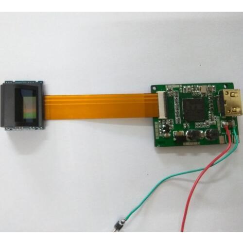 720P Miniature Display Module Helmet Displays Monocular Module Monocular Color Viewfinder HDMI Signal