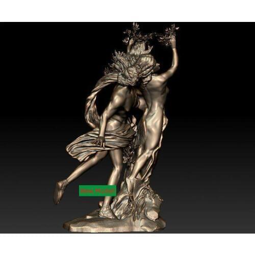 3D model relief STL models file format Goddess of mercy Apollo and daphne