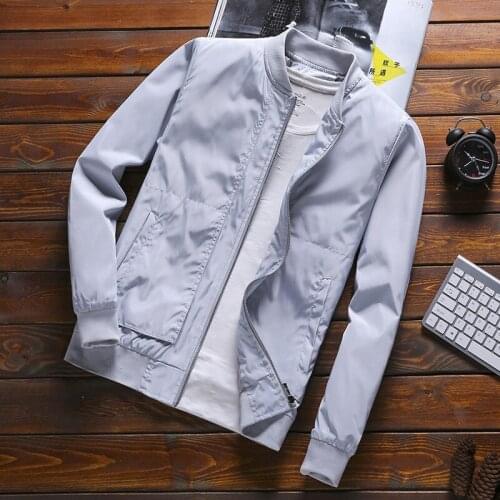 Mens casual baseball jacket spring new mens slim fashion jacket street sportswear jacket male motorcycle coat 4XL