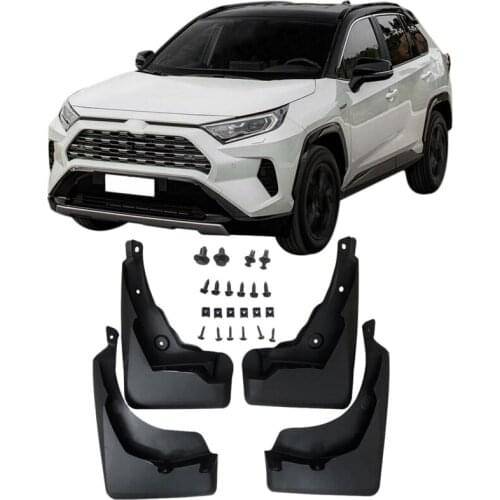 A Set Mud Flaps Splash Guards Fender Durable Mudguards for Toyota RAV4 2019 2020