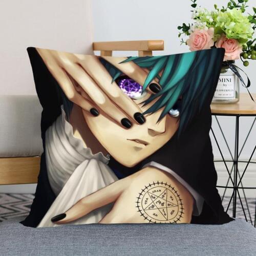 New Arrival Kuroshitsuji Pillow Case Modern Home Decorative Pillowcase 35x35cm,40X40cm(one side) For Living Room Pillow Cover