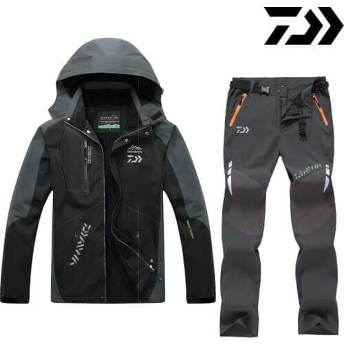 2021 Daiwa Fishing Clothes Outdoor Fishing Clothing Quick-dry Pants Men Fishing Suit Breathable Sunscreen DAWA Fishing Jacket
