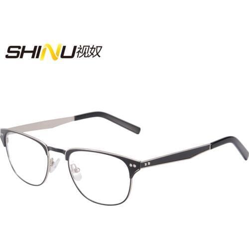 Womens glasses frame for men optical frame eyeglasses cat eyes Vintage metal round Brand design new SR8002