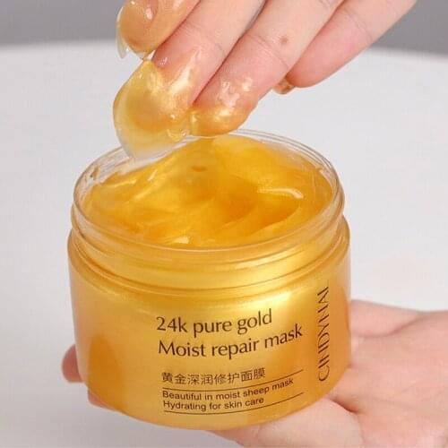 120g Face Cream Collagen Anti-Wrinkle 24k Gold Serum Cream Sleeping Mask Whitening Facial Cream Moisturizing Anti-aging TSLM1