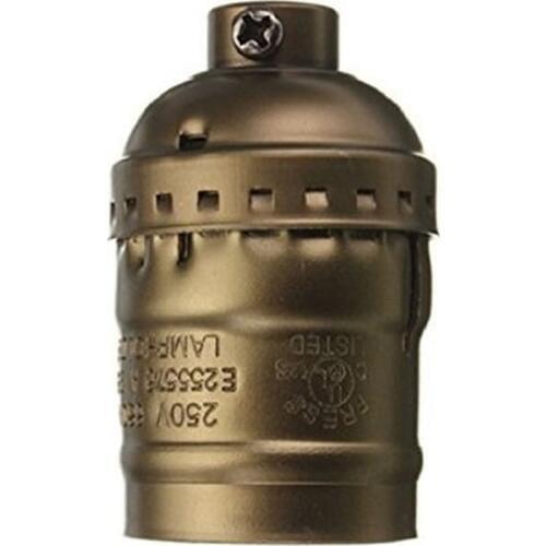 Edison Vintage Lamp Light Base socket Holder adapter E27 Bulbs -Suitable for Bare Bulb Features No wire no switch,Antique bras