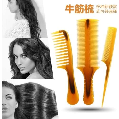 Plastic Horn Comb Tendon Long Hair Small Comb Anti-static Hair Straight Hair Hair Dressing Curly Hair Massage Comb Comb
