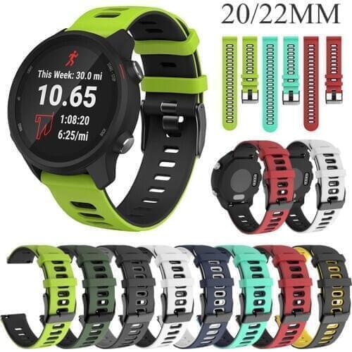 22MM 20MM Silicone Strap Watchband for Xiaomi LS05 Huami Amazfit GTR 47MM 42MM GTS Smart Wristband Colorful Replacement Bracelet