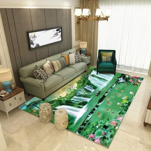 Nordic Geometric Carpet Modern Living Room Home Decoration Carpet Bedroom Corridor Non-slip Floor Mat Casual Carpet
