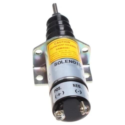 Diesel Stop Solenoid 1502-12C7U1B2S1 12V Fit for Woodward 1500 Series Solenoid