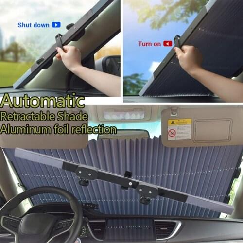Car Windshield Sun Visor Front and Rear Window Windshield Sun Visor UV Protection Car Sun Visor Cover Accessories