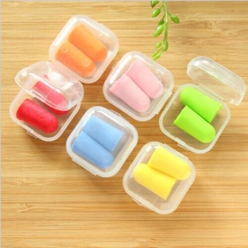 1 Box comfort earplugs noise reduction Foam Soft Ear Plugs Noise Reduction Earplugs Protective for sleep slow rebound earplugs